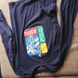 U.S. Polo ASSN. Long sleeve tee, Navy Blue